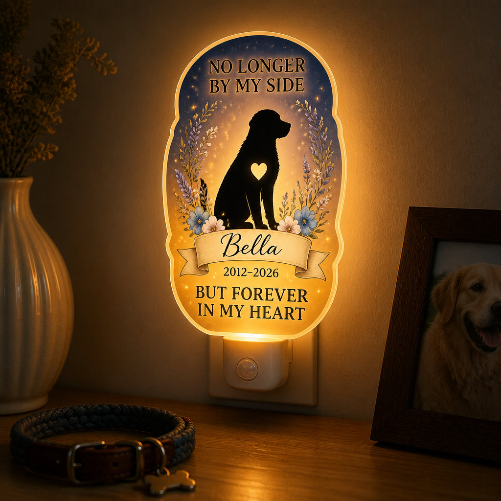 Pet Memorial Acrylic Night Light – No Longer By My Side (Name & Years) - Personalized Acrylic Night Light ad5f64b1-2f2f-41ff-bd2d-596939d258d5.jpg