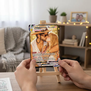 Custom Hologram Poke Card For Couple