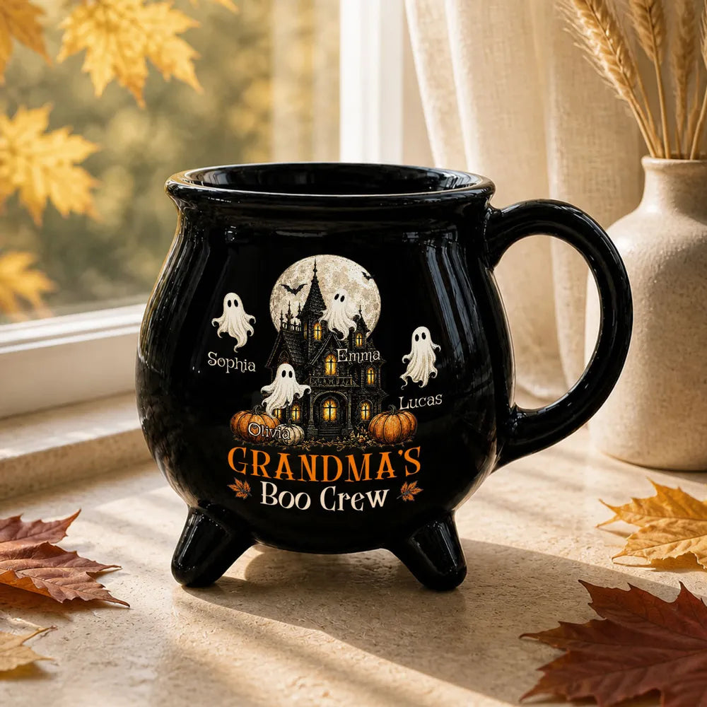 Grandma Boo Crew - Personalized Halloween Mug - Halloween Gift For Grandma ad890e3d-7f93-4dee-983d-3df002e31666-4.webp