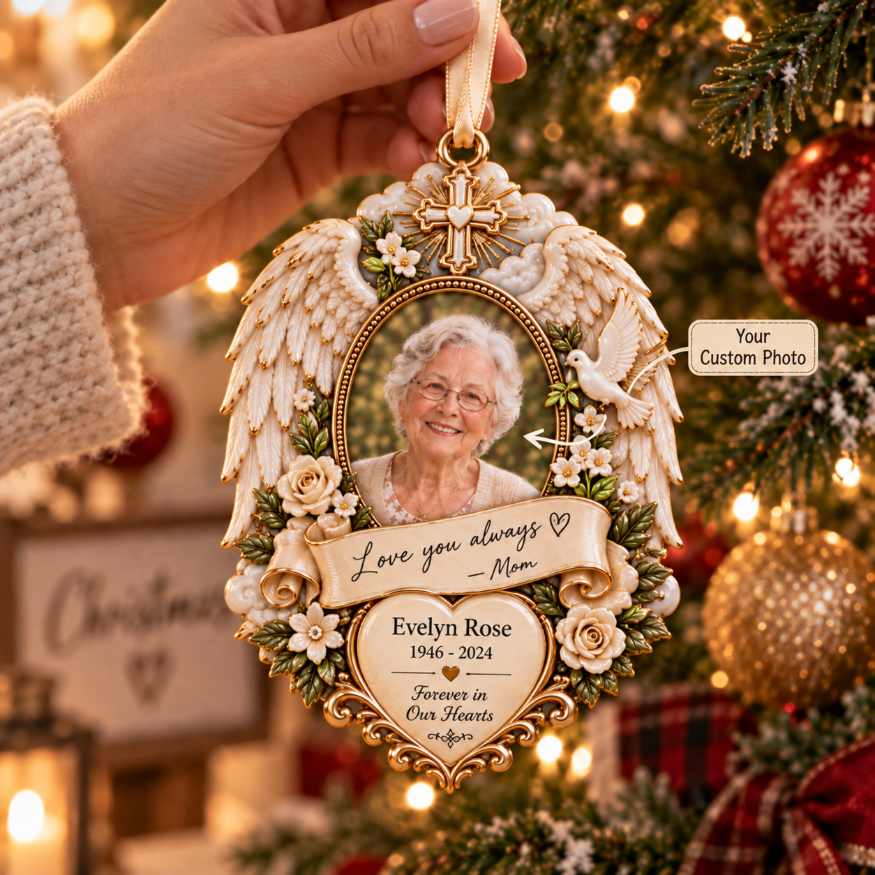 Personalized Mom Memorial 3D Ornament – Custom Photo, Name & Dates Angel Wings Remembrance Keepsake, Loss of Mother Sympathy Gift adaab86a-ca05-48dd-8c44-cba62aa1efa3-Sentimental-Angel-Memorial-Christmas-Ornament-Image-Sep-16-2026-10_21_54-AM.png