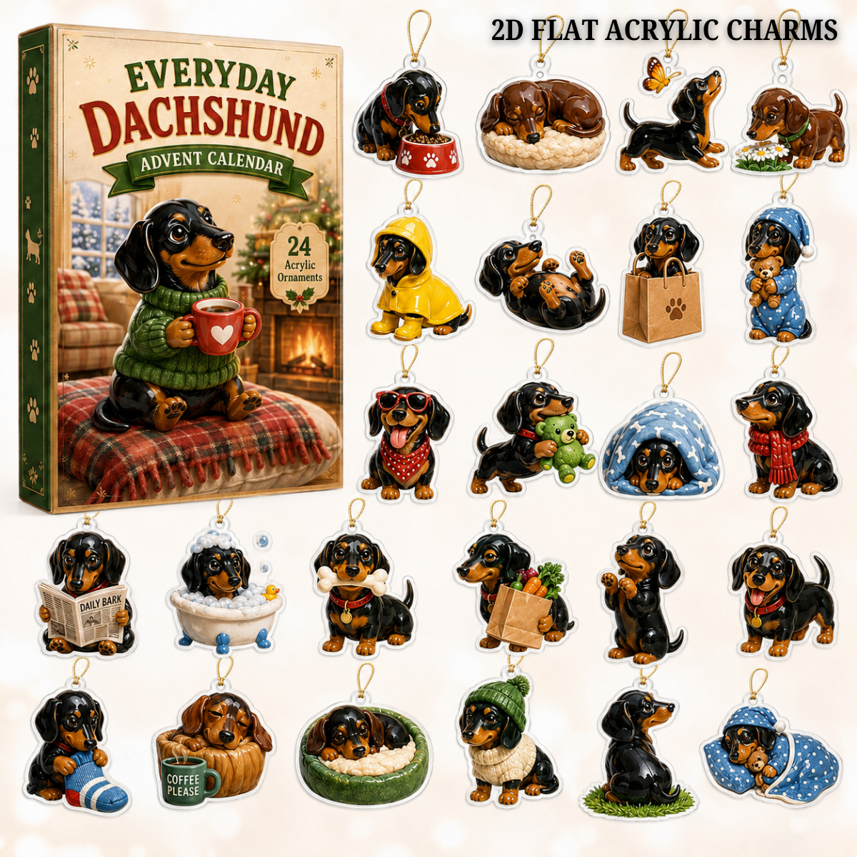 Everyday Dachshund Advent Calendar 2026 - 24-Day Festive Countdown, Acrylic Charms Blind Box - Gift For Dachshund Lovers add094eb-0bad-47d9-8b88-636ee7ea37c8-dachshund-text.png