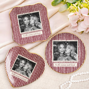 Custom Bestie Photo Jewelry Dish: Ceramic Trinket Tray for Best Friend, Bestie Striped Ring Dish, Birthday Gifts For Bestie addb6e06-55be-412c-afb9-bf629043943a-7.jpg