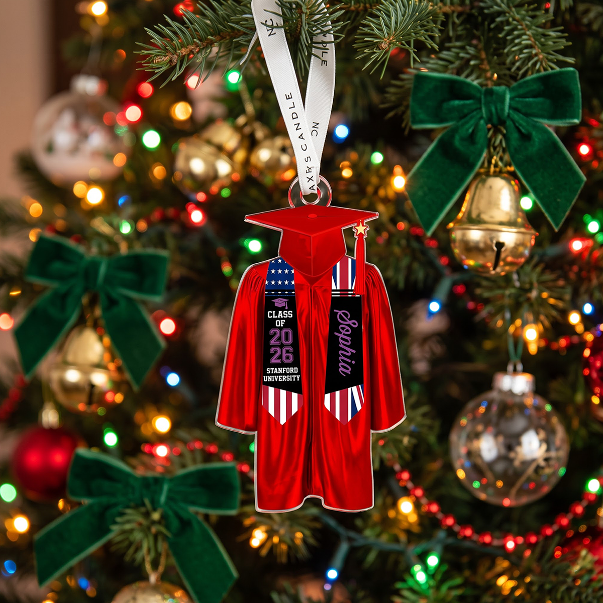 Custom Flags Class of 2026 Stoles Sash Graduation Ornament - Personalized Acrylic Ornament adf638bb-7b82-4821-8bf4-db7846af12d5-MOCKUP-5.png