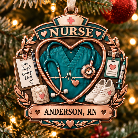 Personalized Nurse Heart Stethoscope Christmas Ornament - Custom Name RN LPN CNA Medical Decor adf9d40a-d168-4e8d-9d7b-69a82dfc64a3-nurse_ornament_mockup_1_tree.png