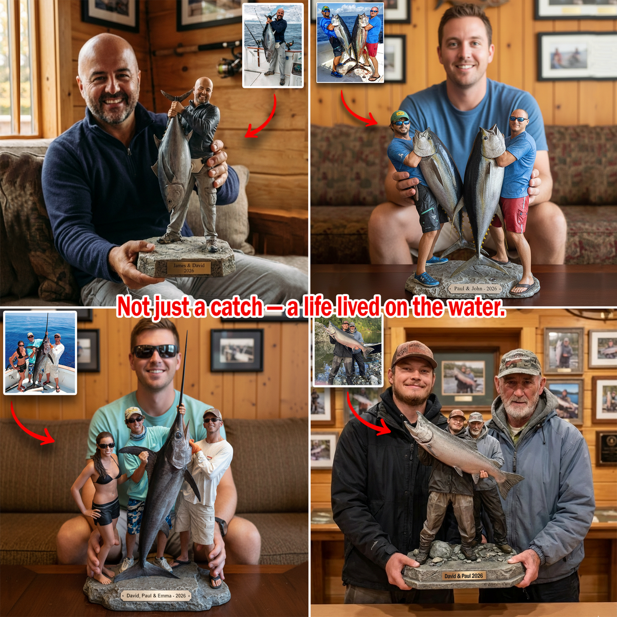 A Life on the Water Personalized Photo Acrylic Plaque