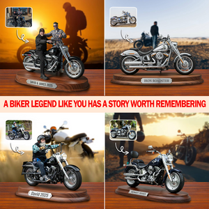 Biker Legend Personalized Motorcycle Acrylic Plaque