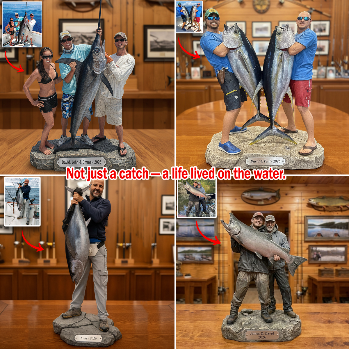 A Life on the Water Personalized Photo Acrylic Plaque