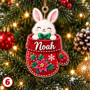 Personalized Christmas Ornament 2026, Custom Name Mitten Ornament, Cute Animal Christmas Tree Decor, Kids Holiday Keepsake Gift Christmas ae0786b2-8aa2-441c-936d-0e08d9bcbfe7-tyhnjrAWhnjm-2-.webp