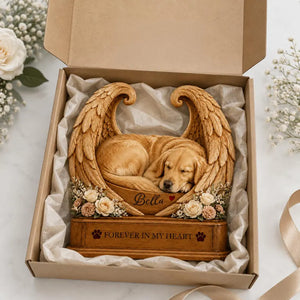 Personalized Pet Memorial Wooden Block with Angel Wings, Custom Dog Remembrance Gift, Forever in My Heart Pet Loss Keepsake, Sympathy Decor ae0d0e54-8eaf-4f16-a280-770ffe6bc489-ghhhggyh-2-.webp