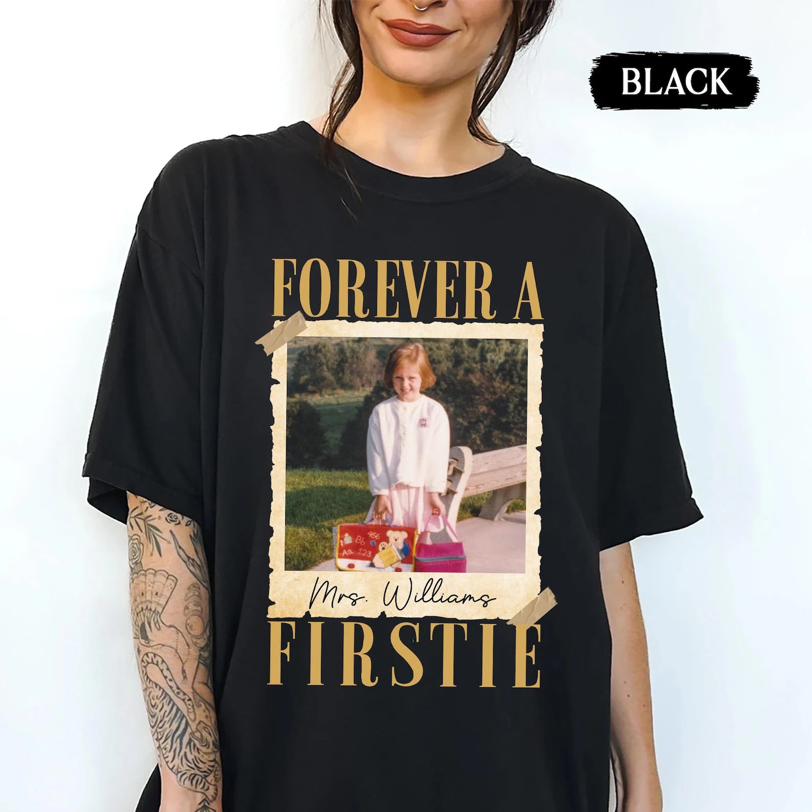 Comfort Colors Funny Forever A Firstie Teacher Shirt, First Grade Teacher Gifts, Elementary Teacher Shirt, Back To School, 1st Day of School ae320181-b689-4bd9-bff1-6ca3bd80b1bb-il_1588xN.8151310472_1i75.webp