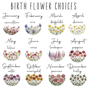 Personalized Watercolor Birth Month Flower Ring Trinket Dish, Mom Jewelry Dish, Wedding Bridesmaid Gift, Mother's Day gift
