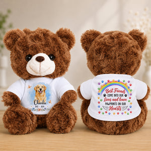 Come Into Our Lives And Leave Pawprints Pet Loss - Memorial Personalized Teddy Bear ae6d3485-4040-4093-8e9a-004a9a5b26a8-mk1-3-.jpg