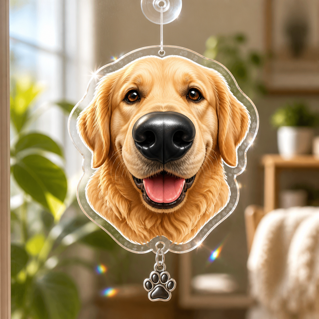 Custom Pet Big-Nose Car Vent Clip - Personalized 1 Layered Suncatcher with Charm ae9d69cd-3b19-4d6f-8079-a5f9f073d3cf.png