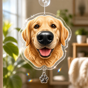Custom Pet Big-Nose Car Vent Clip - Personalized 1 Layered Suncatcher with Charm ae9d69cd-3b19-4d6f-8079-a5f9f073d3cf.png