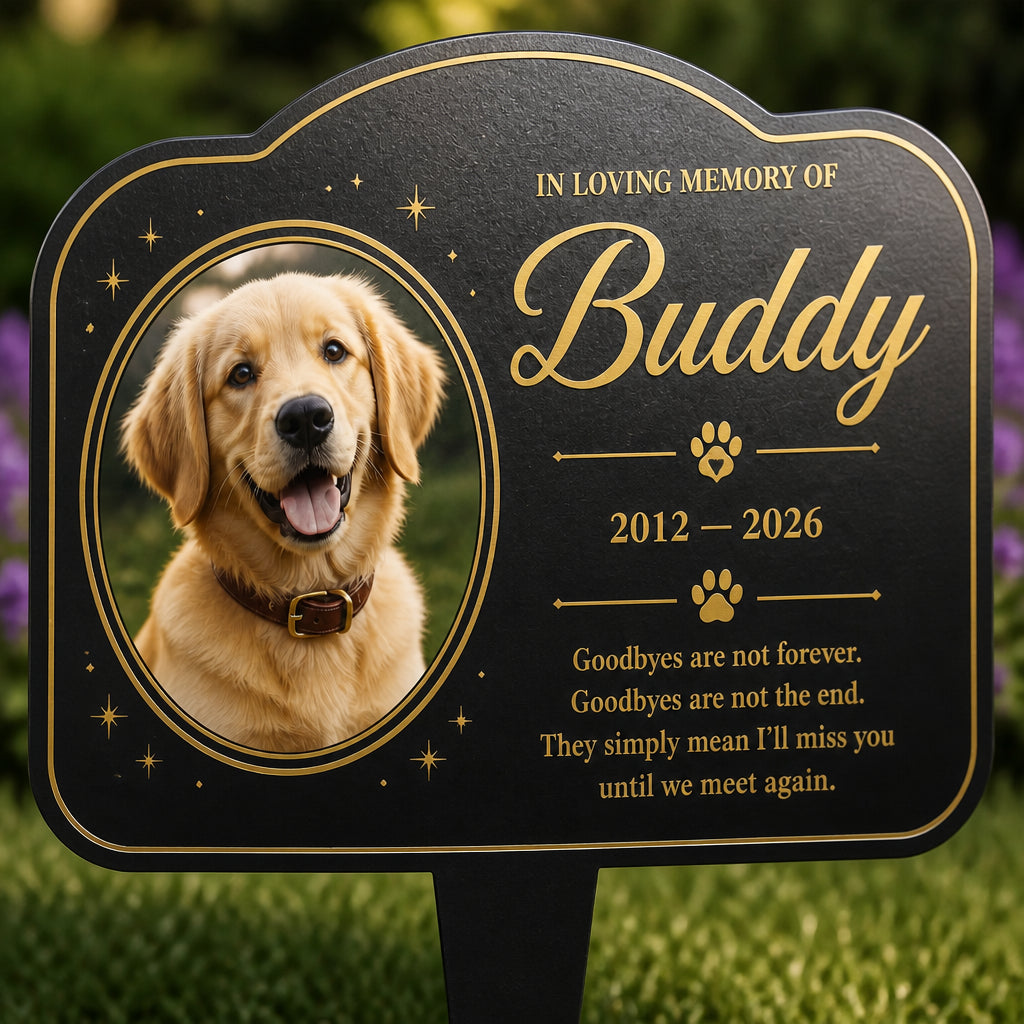 Pet Memorial Photo Yard Sign – In Loving Memory - Personalized Yard Sign aea8efd7-9c6d-4d59-a2c3-eab71aff9e0a.jpg