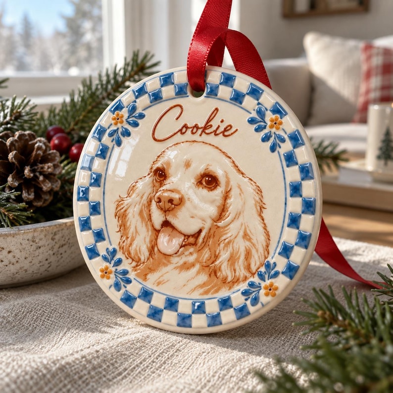 Personalized Pet Photo Ceramic Ornament: Custom Name 3D Relief Dog Christmas Gift For Family, Friends aebf8e37-18e6-4cb0-980f-4db764eb2203-il_794xN.8593434145_ep8s.jpg