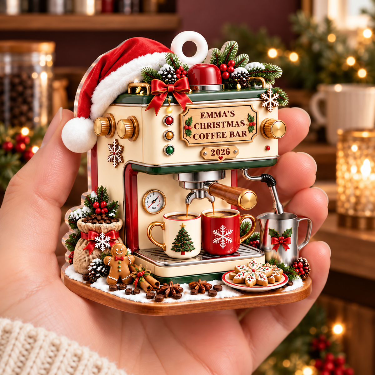 Personalized Coffee Maker Christmas 3D Relief Ornament, Custom Espresso Machine Xmas Decor,Gift for Coffee Lover Barista,Coffee Bar Ornament aec83d04-deed-447b-b7ed-e0b9abab9bb2-bc37377a-0020-4d83-9f7a-88b0ede61883.png