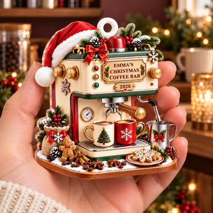 Personalized Coffee Maker Christmas 3D Relief Ornament, Custom Espresso Machine Xmas Decor,Gift for Coffee Lover Barista,Coffee Bar Ornament aec83d04-deed-447b-b7ed-e0b9abab9bb2-bc37377a-0020-4d83-9f7a-88b0ede61883.png