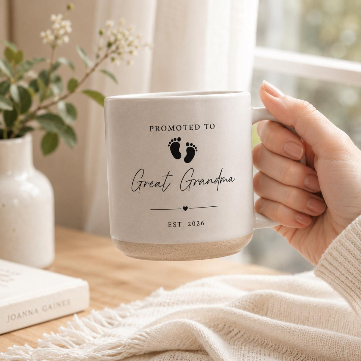 Personalized Great Grandma Grandpa Mug, Custom Pregnancy Reveal Cup, Est 2026 New Baby Announcement Gift for Grandparents aececc71-02f8-4269-8009-4a924ab32d9e-2.jpg