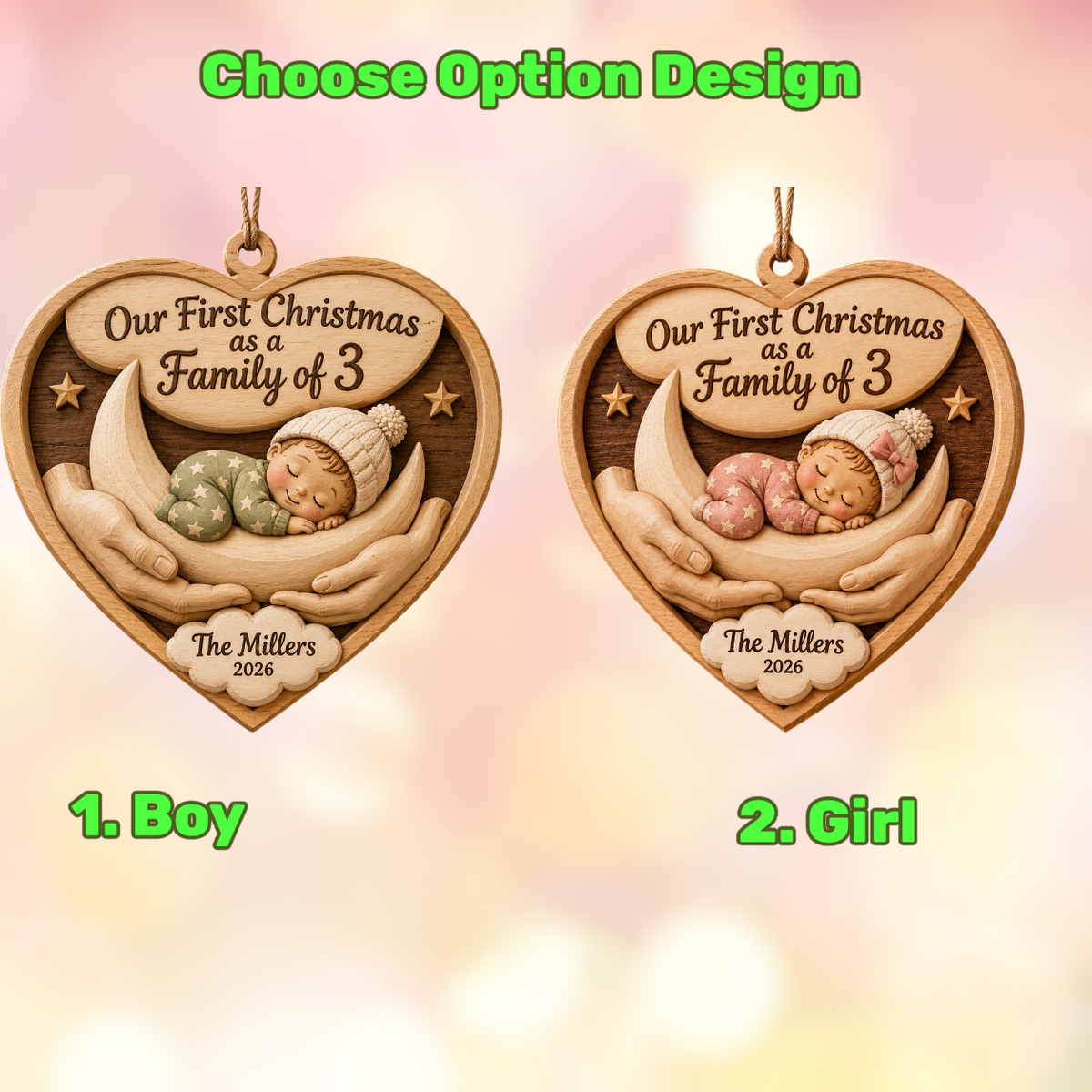 Personalized First Christmas as a Family of 3 Ornament 2026 – Baby Girl’s First Christmas Keepsake, Custom Family Name, Gift for New Parents aedeff5b-ec88-48bd-8a3f-b2bfeb09b5c1-1st-xmas-2-option-1-.png