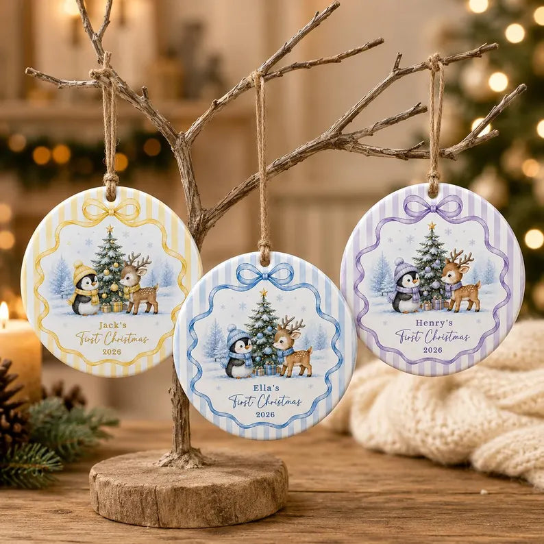 Personalized Baby First Christmas Ornament 2026, Custom Baby Name Keepsake, Newborn Ornament, First Xmas Gift, Nursery Holiday Decor aee7e235-31ed-4f48-ab72-8949103e2d72-dfgvfg-6-.webp
