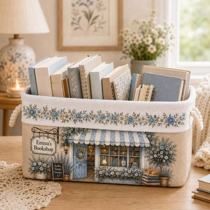 Personalized Book Organizer Basket, Custom Bookshop Linen Storage Bin, Book Lover Gift for Reader aef87f58-a32c-47b8-b7f1-2c3369111064-gdrfe5nj-4-.jpg