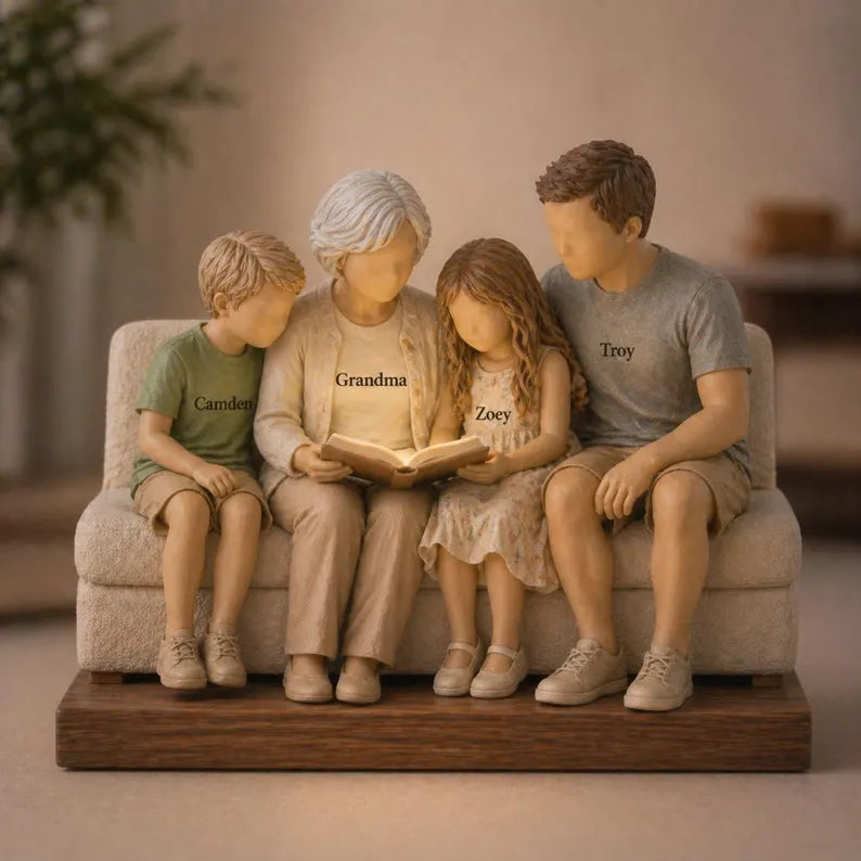 Personalized Grandma Wooden Block, Custom Grandkids Names Gift, Grandma Reading with Kids Keepsake, Mother's Day Gift For Grandma Nana Gigi af1100df-7307-492e-94c1-f9b8b1464bcf-hfgfdf-4-.webp