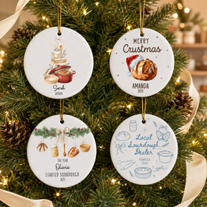 Sourdough Christmas Gifts, Sourdough Ornament, Personalized Baking Gifts, Sourdough Mama, Kitchen Decor, Sourdough Starter, Bread Ornament af1b001e-54aa-467f-ae45-62507d6588d1-banner-2.png