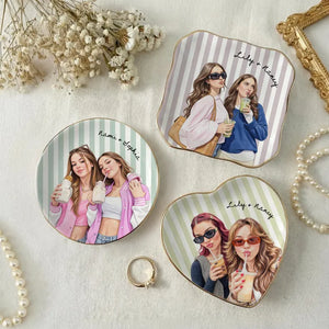 Personalized Friend Photo Ring Dish, Watercolor Portrait Keepsake, Custom Friendship Gift af263e12-32d9-4368-a921-8d8df24c4270-gfgfg-9-.webp