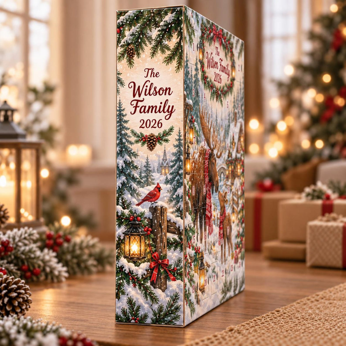 Personalized Moose Advent Calendar, 24 Double-Sided Acrylic Ornaments, Christmas Countdown Box af3f7281-f9ab-44a6-a6e0-5b95668314a3-il_1588xN.8595669326_lfxo.jpg