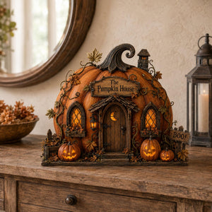 Pumpkin House Wooden Block, Layered Halloween Mantel and Shelf Decor af811c04-fc87-4180-bc79-456910b959f0-5.jpg