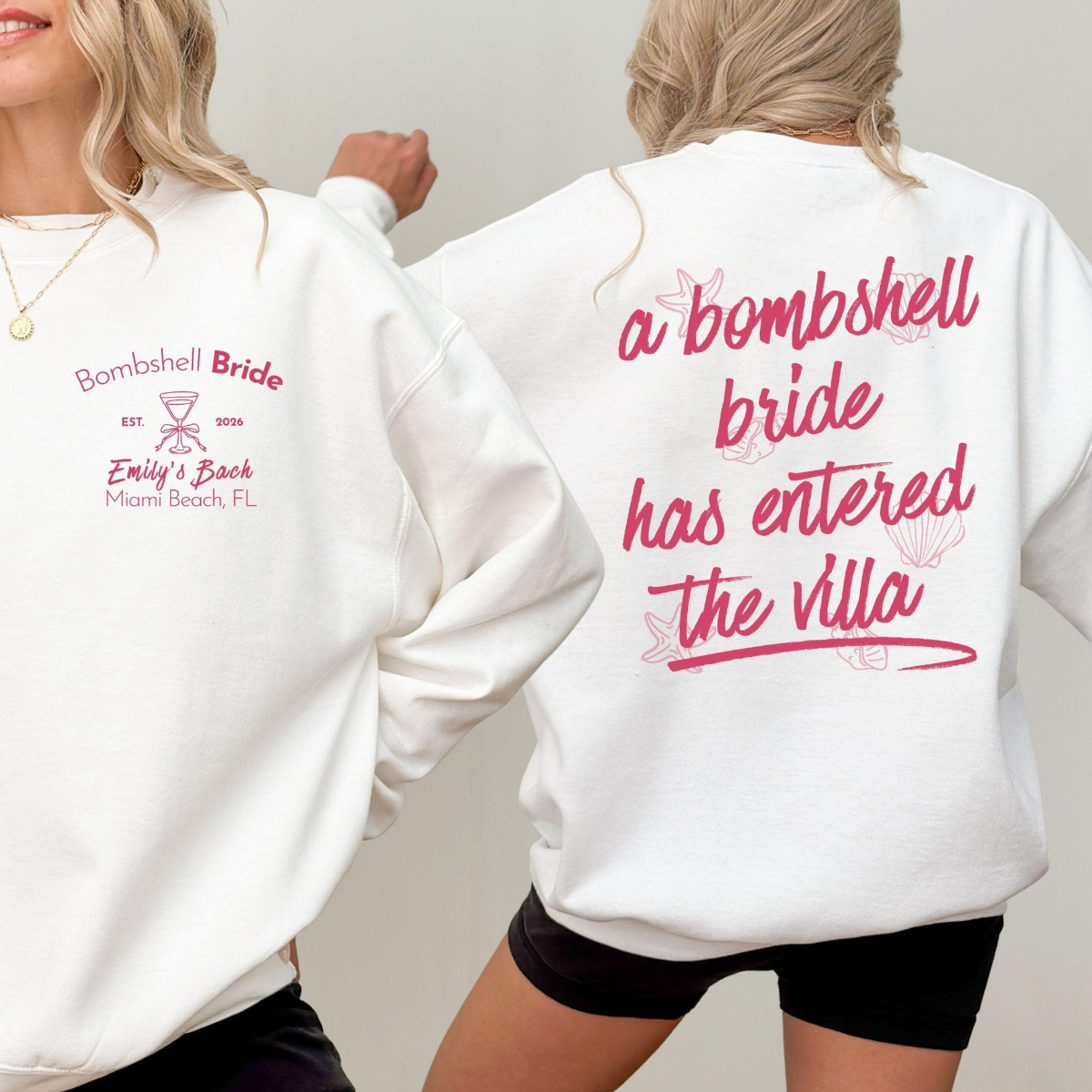 Bombshell Bride Bachelorette Crewneck, Villa Squad Bridal Party Sweatshirt af884b11-700b-4680-8101-c4afa727b49d-7.png