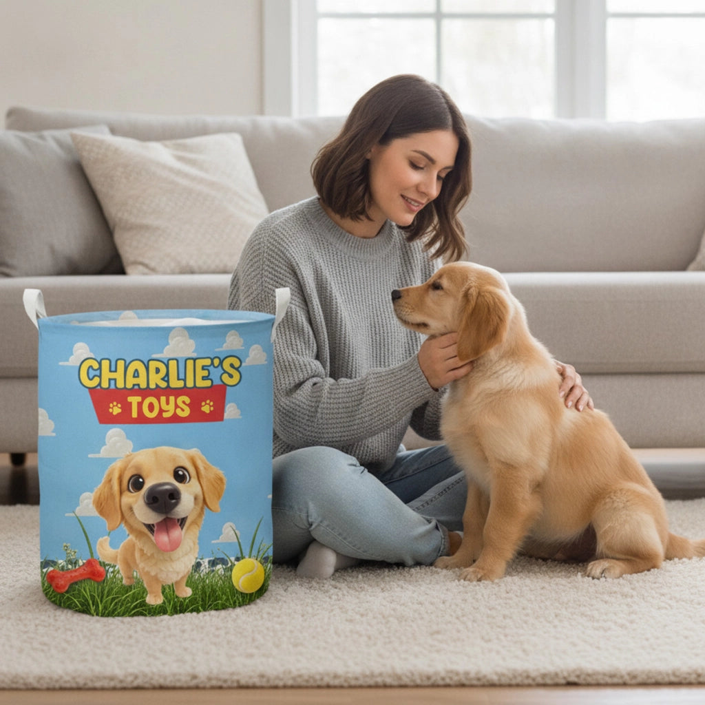 Happy Paws Toy Storage - Personalized Bag af9aaf1d-f715-4093-b300-cc370e665f5e-260819_HUiBs3Ox2jgZvOdX_large.webp