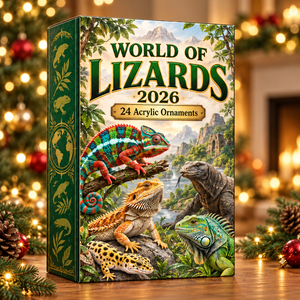 World Of Lizards Advent Calendar 2026 - 24-Day Festive Countdown, Acrylic Charms Blind Box - Gift For Lizard Lovers afa59be8-c33b-442a-9c45-6a657e702d39-lizards-box.png