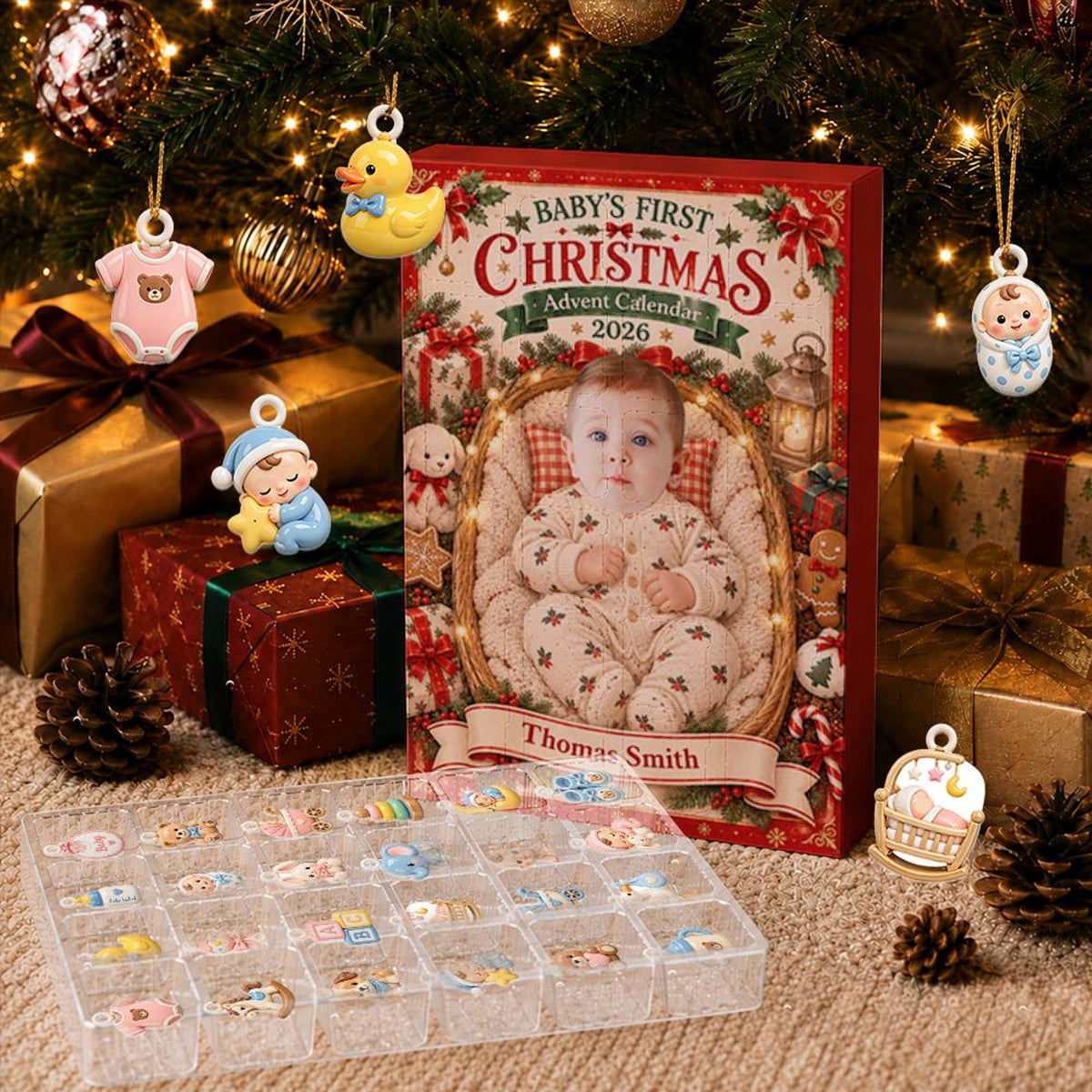 Baby First Christmas Advent Calendar, Personalized 24 Acrylic Charms, Custom Photo Keepsake, 2026 Countdown afa7c706-2bb6-46cb-8a02-24a447d0eba9-il_1588xN.8525197848_37ok.jpg