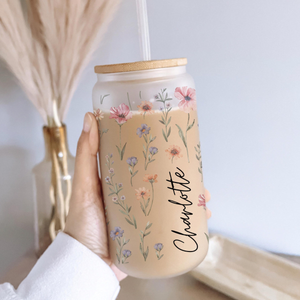 Personalized Wildflower Floral Tumbler, Custom Glass Coffee Cup, Bridesmaid Proposal Gift, Gifts for Her, Mother's Day Gift, Graduation Gift afe86d06-0196-490b-a11e-b8e96cb6b4a7-1.png