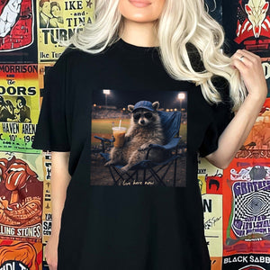 Funny I Live here Now baseball Shirt Funny Dog Art Funny Animal Shirt , Coffee Lover Gift, Dog Lovers Gift , Dog Mom Gift Dog Dad Gift