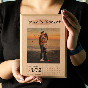 Anniversary Printed Photo Picture Frame for Significant Other