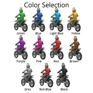 Personalized Motocross Christmas Ornament - Gift for Motorcycle Lover