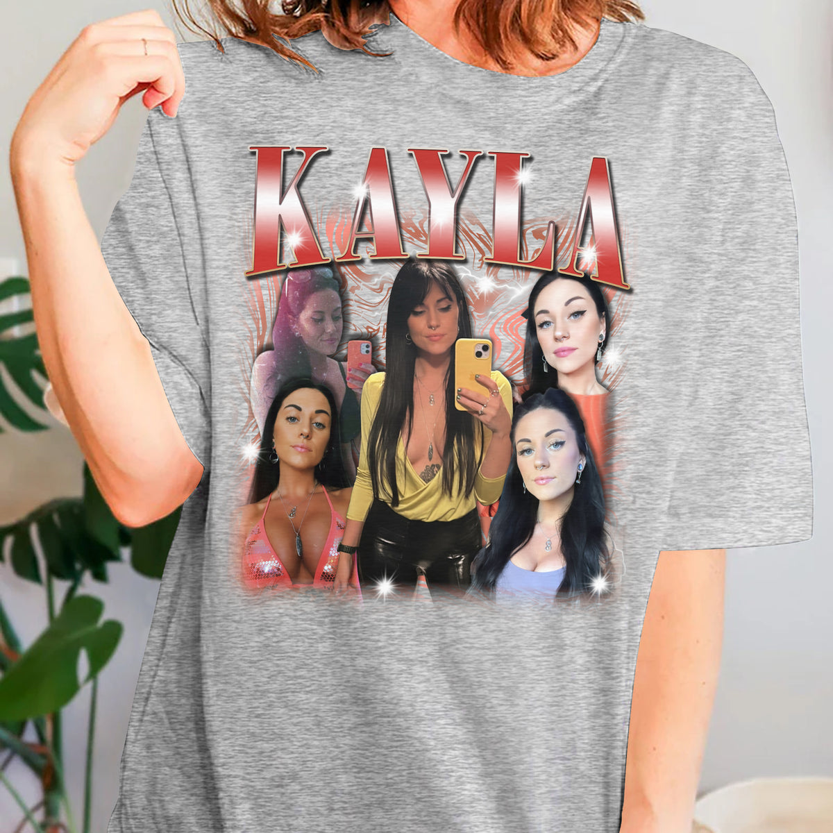 Custom Bootleg Rap Tee, Custom Photo - Vintage Graphic 90s Tshirt, 90s Style, Custom Photo Shirt, Gift For Girlfriend