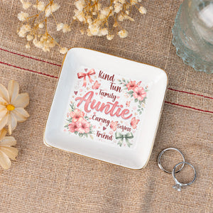 Personalized Mom Jewery Plate, Mothers Day Gift , Choose Your Design , Floral Mom Tee, Gift For Mom