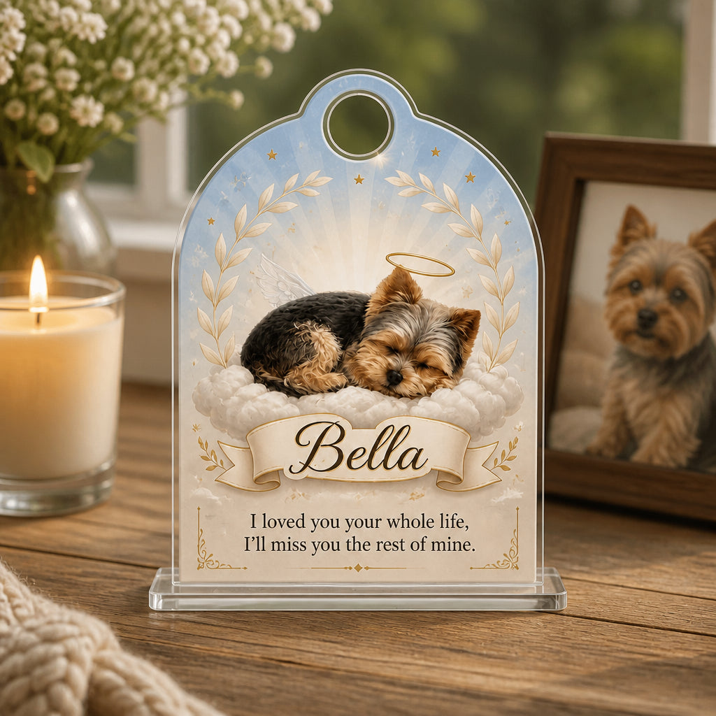 Pet Memorial Angel Acrylic Plaque – Upload Photo & Name - Personalized Custom Shape Acrylic Plaque b01bb9f1-50bc-4a9a-ae4a-ba70fec70cf0.jpg