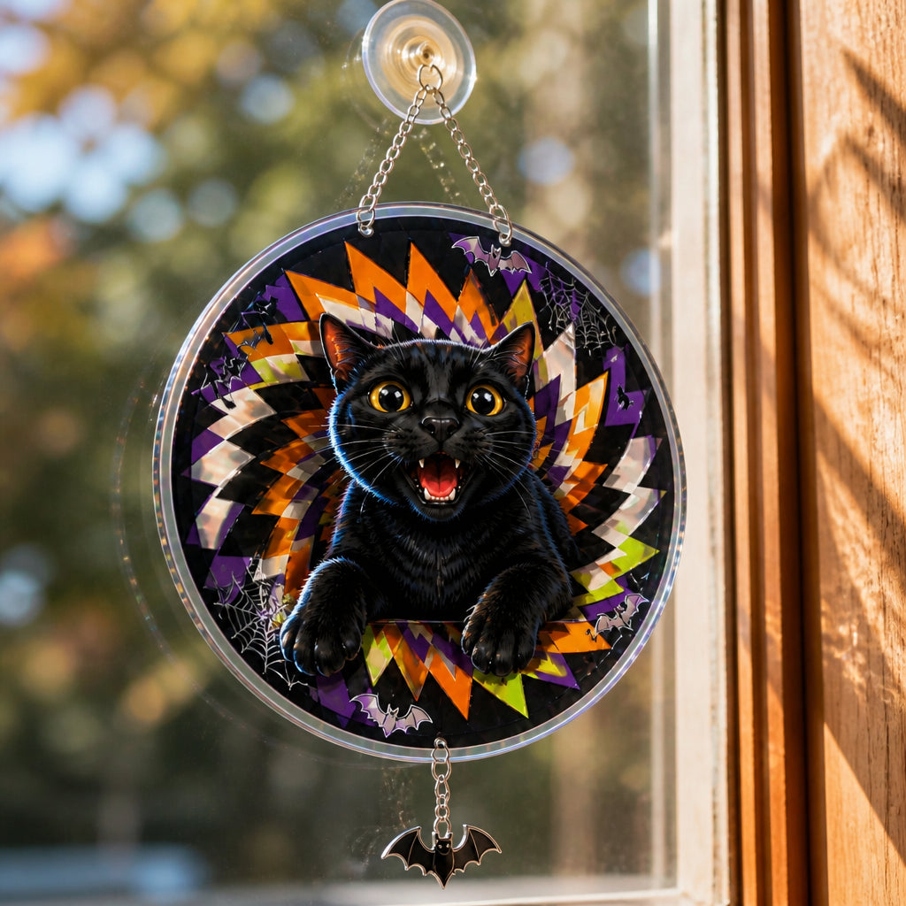 Custom Halloween Vortex Pet Photo Doormat - Personalized 1 Layered Suncatcher with Charm b01bc5ab-1845-41b2-8c77-5ad22950272a.jpg