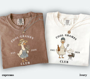 Comfort Colors Grandparents Matching Shirts: Silly Goose Club Tee, New Pregnancy Announcement Tshirt, First Time Grandparent Gift b029449c-06ff-4dfc-8a53-8703d127b04d-3.jpg