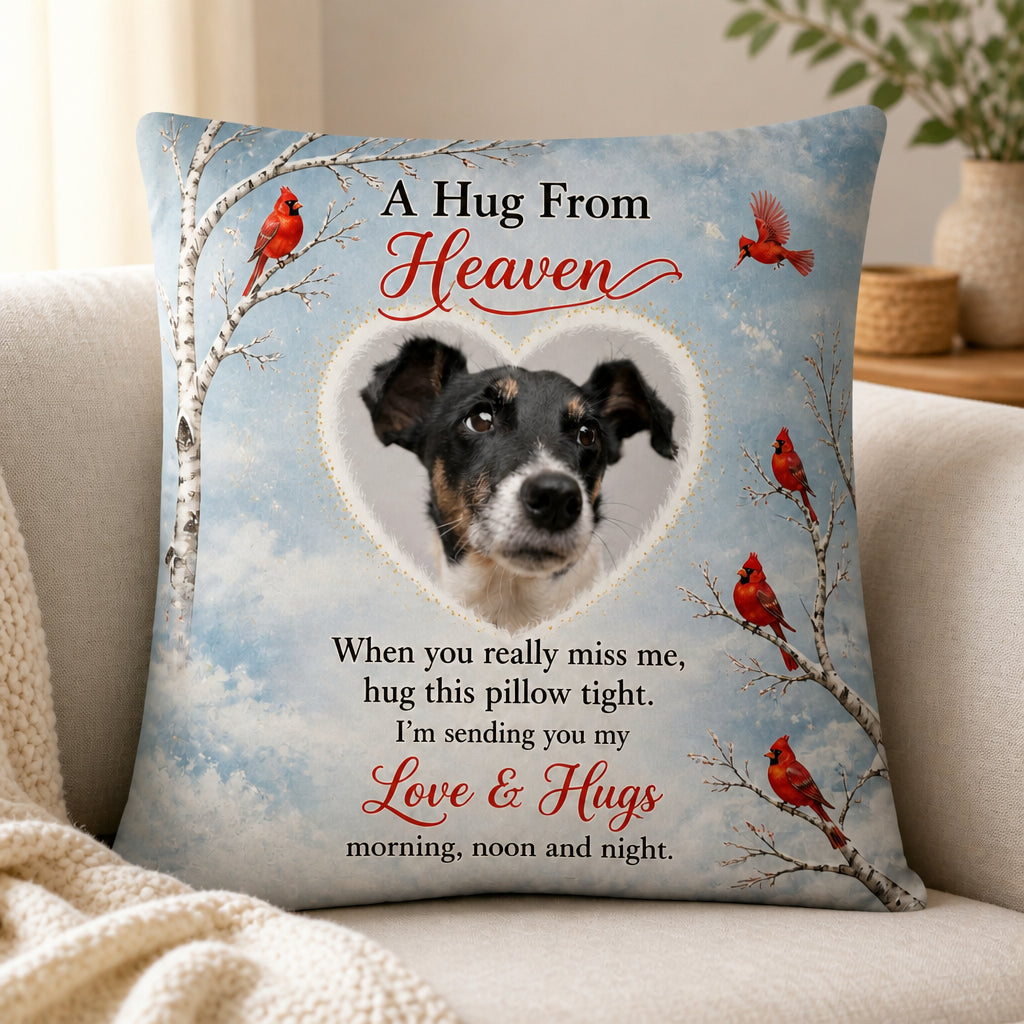 A Hug From Heaven — Pet Memorial Photo Pillow - Personalized Pillow b02b1b32-2b6a-4238-8bc3-2f507984c4c8.jpg