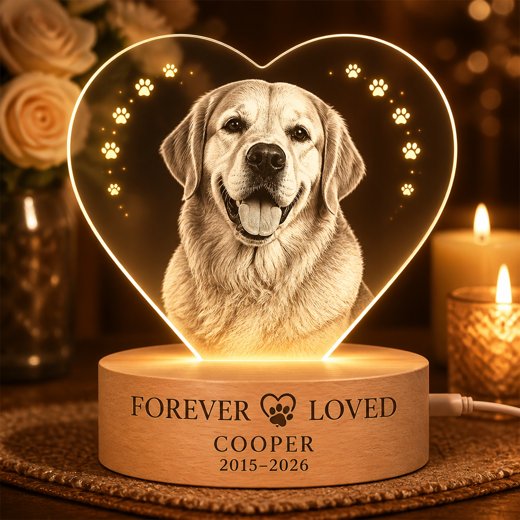 Pet Memorial Heart LED Light – Forever Loved (Photo + Name + Years) - Personalized 3D LED Light Wooden Base b06f1d5c-a95c-461f-b808-a0b450682e64.png