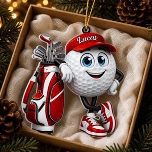 Golf Is My Happy Place - Personalized Acrylic Ornament, Gift For Golf Lovers, Fun Holiday Keepsake for Golf Fans b088f3b7-34e7-4f77-b861-7b09c4f26b49-6a9a8550eb146.jfif