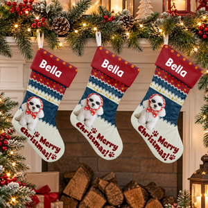 Custom Dog Photo Funny Christmas Stocking, Cute Decor, Gift For Home b095f2a3-b225-43b0-a70b-4f25cb1cdbe1-j4.png