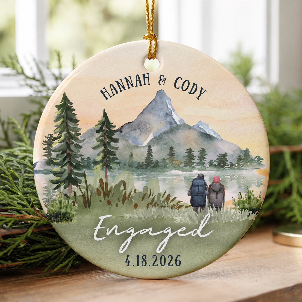 Personalized Engagement Ornament Gift: Custom Engaged Ornament, Names Date, Mountain Engagement Ornament Engaged Couple Keepsake b09dfa5b-ebf3-41ac-86cf-cde038828809-94139563-58c5-492f-bd63-fad8a959ca92.png