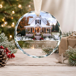 Personalized New Home Ornament, First Christmas in New Home Ornament, Realtor Client Gift, New Home Keepsake, Housewarming Gift b09e7563-06e2-4fa6-b384-504524c6dd72-11.jpg